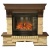 Каминокомплект InterFlame Экстер Rock Beige/Black (темный дуб)+Panoramic 25 в Тюмени