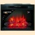 Электроочаг InterFlame Jupiter 30 Black/Brass LED FX (черный/золото) в Тюмени