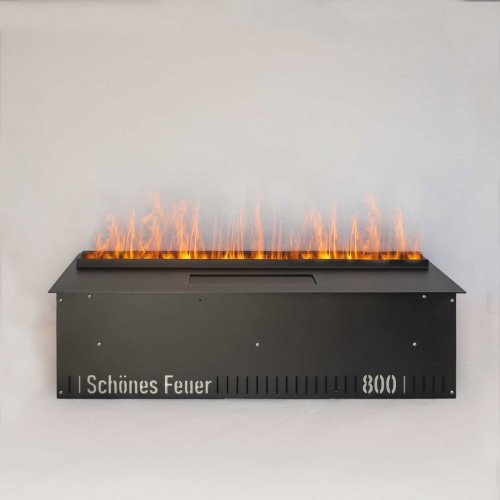 Электроочаг Schönes Feuer 3D FireLine 800 со стальной крышкой в Тюмени