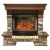 Каминокомплект InterFlame Экстер Rock Beige/Black (темный дуб)+Panoramic 25 в Тюмени